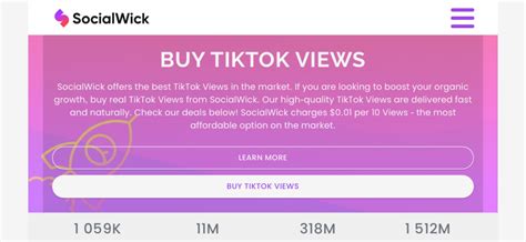 socialwick tiktok|Buy TikTok Views 